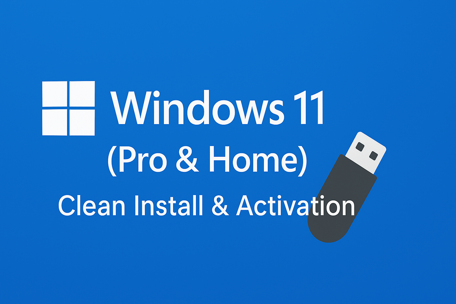 Windows 11 Pro-Home installation