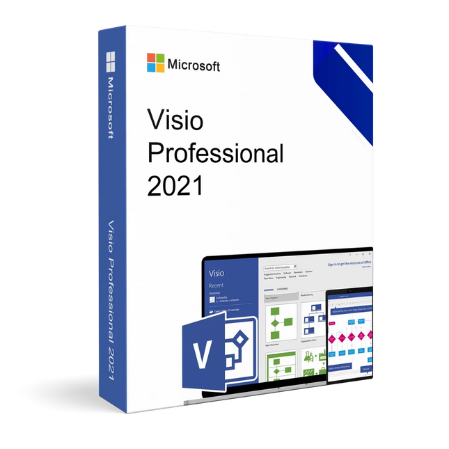 Microsoft Visio 2021 Professional | für Windows