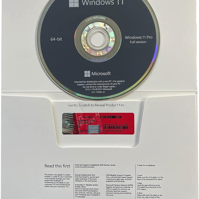 Microsoft Windows 11 Pro DVD | 64 Bit Mehrsprachig